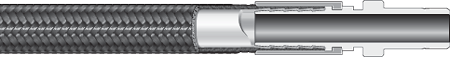 F Series Cutaway PTFE Hose Smooth Bore
